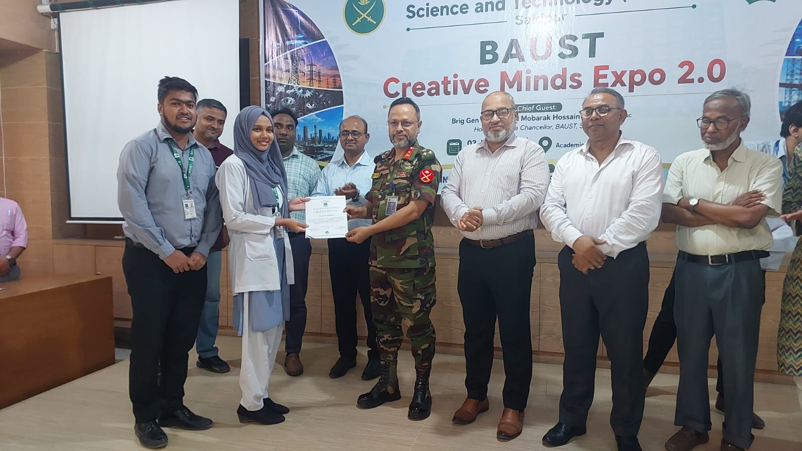 সৈয়দপুর আর্মি বিশ্ববিদ্যালয়ে ‘বাউস্ট ক্রিয়েটিভ মাইন্ডস এক্সপো ২.০’ অনুষ্ঠিত